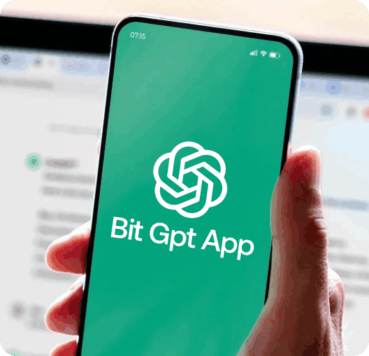 Bit Gpt App application écran mobile